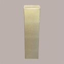 Scatola Astuccio Porta 1 Bottiglia 750 ml Champagne in Cartoncino grafica Skin Oro 100x100H340mm 10 Pezzi [74511c55]