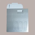 10 Pz Scatola Astuccio Porta 3 Bottiglie 750 ml Olio Vino in Cartoncino grafica Skin Argento 270x90H385mm [75d34a66]