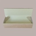 Scatola Astuccio Porta 1 Bottiglia 750 ml Olio Vino Cantinetta Stesa in Cartoncino Avana 340x90H90mm 10 Pezzi [b5d3b566]
