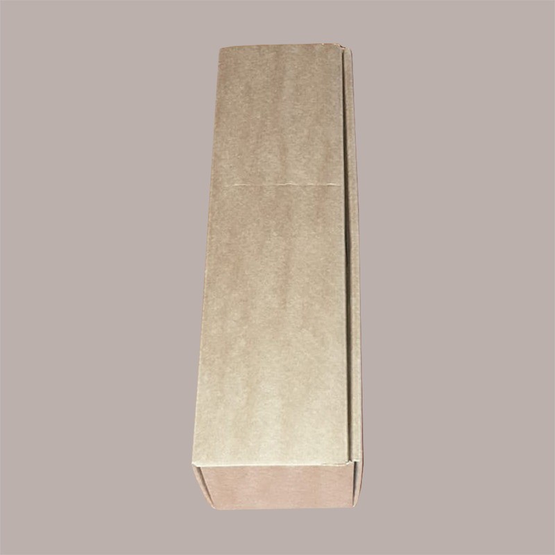 Scatola Astuccio Porta 1 Bottiglia 750 ml Olio Vino Cantinetta Stesa in Cartoncino Avana 340x90H90mm 10 Pezzi [b083f278]