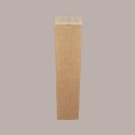 20 Pz Scatola Astuccio Porta 1 Bottiglia 500 ml Olio in Cartoncino Onda Avana Petit 65x65H320mm [d5c96698]