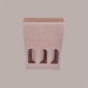 10 Pz Scatola Astuccio Porta 3 Bottiglie 500 ml Olio in Cartoncino Onda Avana Petit 200x65H320mm [5e6e5b2e]