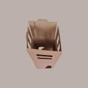 5 Pz Scatola Astuccio Porta 4 Bottiglie 750 ml Olio Vino Cubotto in Carta Avana Liscio 180x180H340cm [a51c8b93]
