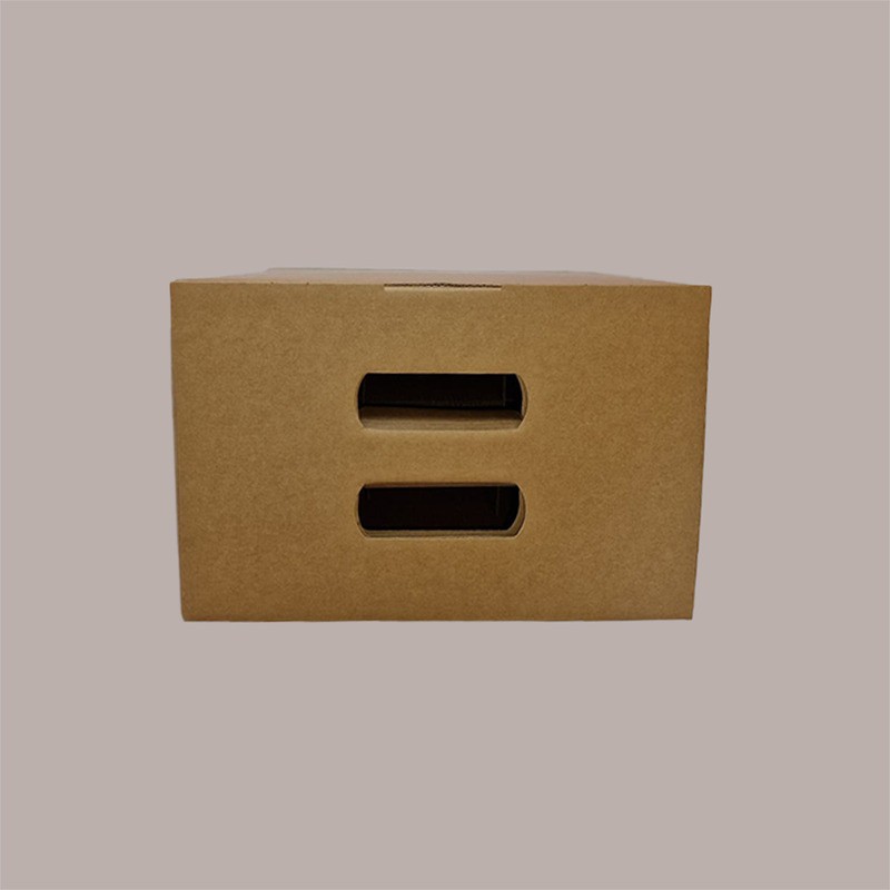 5 Pz Scatola per Confezione Regalo Porta 6 Bottiglie 750 ml Olio Vino Cubotto in Carta Avana Liscio 270x180H340mm [90fdd588]