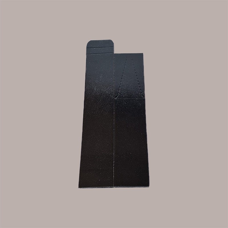 Scatola Astuccio Porta 1 Bottiglia 750  ml Vino Riesling in Cartoncino Nero grafica effetto pelle 90x90H410mm [7da58dcb]