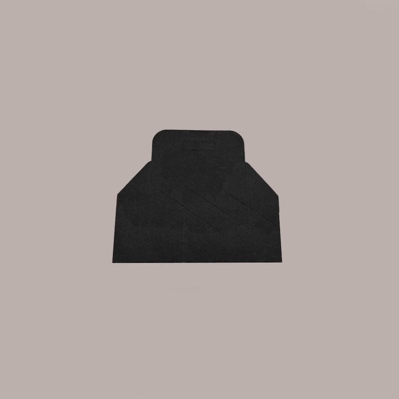 10 Pz Cestello Aperto Porta 6 Bottiglie Olio/Birra 500 ml in Cartoncino Rigido Kraft Nero, 225x150H320mm, Ideale per  [1ac8d1c1]