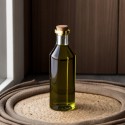 Cestello Aperto Porta 6 Bottiglie Olio/Birra 500 ml in Cartoncino Rigido Kraft Nero, 225x150H320mm, Ideale per Enotec [a88557db]
