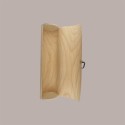 2 Pz  Astuccio in Legno Porta 1 Bottiglia 750 ml con cordino H32,5cm Dm 8cm [1b2ca444]