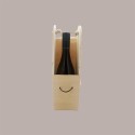 Cofanetto Lusso in Legno Porta 1 Bottiglia 750 ml Ideale per Confezione Regalo 33+9x9cm [25c40c42]