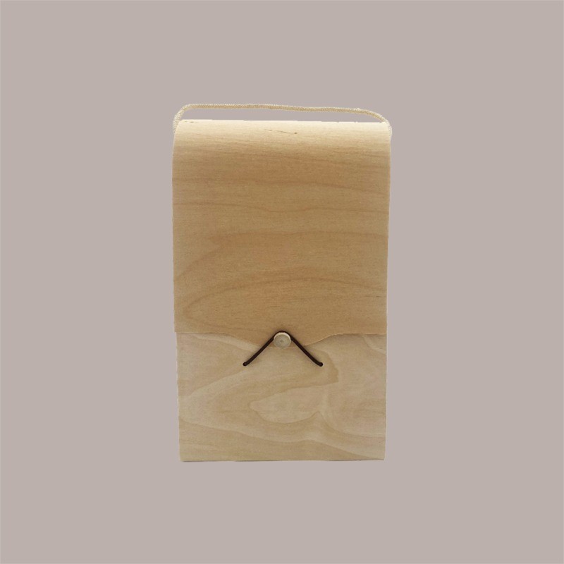 1 Pz Cofanetto in Legno Porta 2 Bottiglie 750 ml Ideale per Confezione Regalo 33+9x18,5cm [7b4e974e]