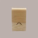 1 Pz Cofanetto in Legno Porta 2 Bottiglie 750 ml Ideale per Confezione Regalo 33+9x18,5cm [7b4e974e]