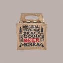 10 Pz Shopper Busta Juta Portabottiglie 500/750 ml per Birra con Stampa 24,5+17xH23,5/31 cm [372fdf46]
