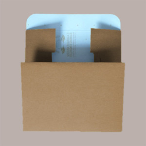 10 Pz Scatola Porta Dolci Mignon in Cartoncino Avana Ecolife 21x30H6,5cm [319edc79]