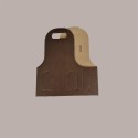 Scatola Astuccio Porta 2 Bottiglie 750 ml vino e olio New Bag in Cartoncino Marrone effetto Pelle 180x90H410mm 10 Pez [a3d7c6dd]