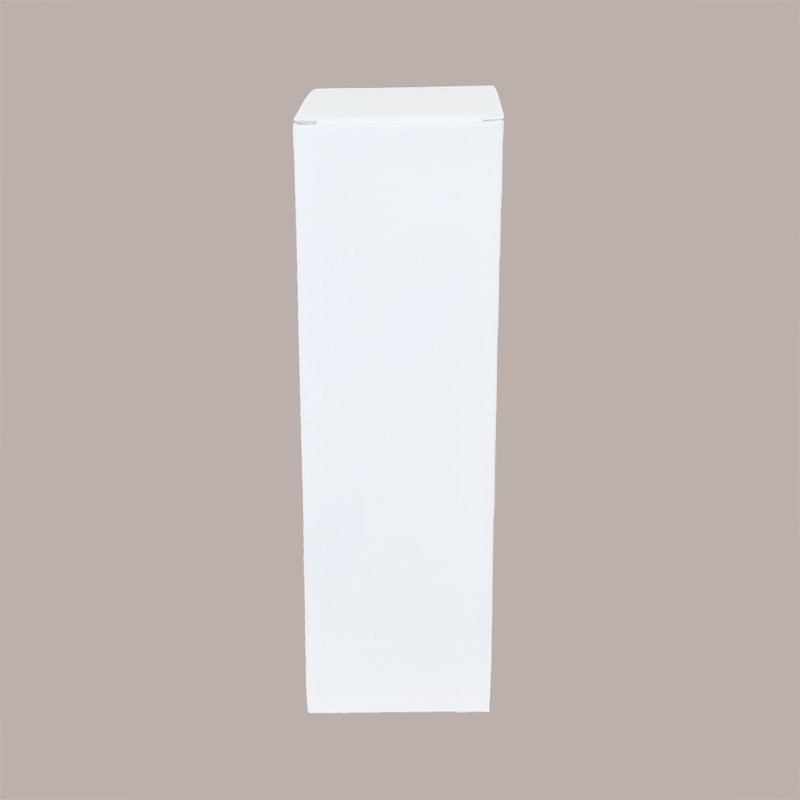10 Pz Scatola Astuccio Porta 1 Bottiglia 750 ml Olio Vino Cartoncino grafica Seta Bianco 90x90H340mm [bb3d099d]