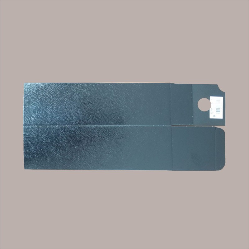 Scatola Astuccio Porta 1 Bottiglia 750 ml Olio Vino Cartoncino Nero grafica effetto pelle 90x90H340mm 20 Pezzi [628f35b8]