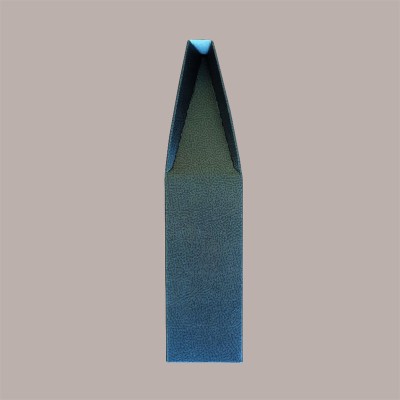 Scatola Astuccio Porta 1 Bottiglia 750 ml Olio Vino Cartoncino Marrone grafica effetto pelle 90x90H370mm 20 Pezzi [40c7146a]