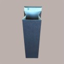 Scatola Astuccio Porta 1 Bottiglia 750 ml Olio Vino Cartoncino Marrone grafica effetto pelle 90x90H370mm 20 Pezzi [2efc9663]