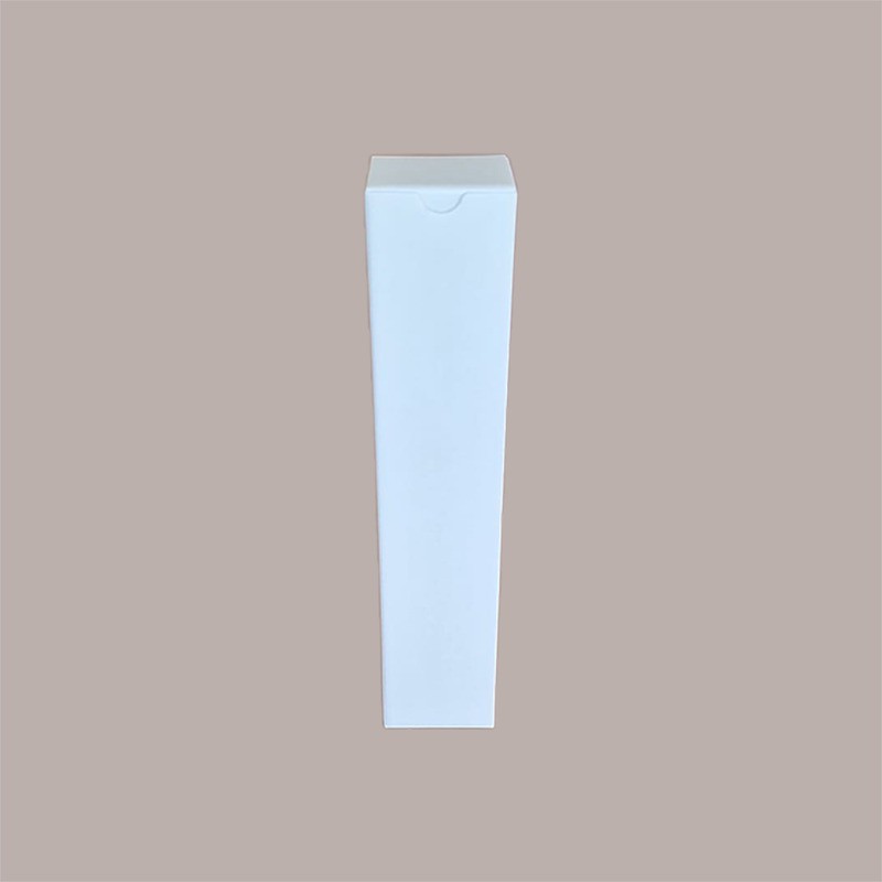 Scatola Astuccio Porta 1 Bottiglia 500 ml Olio in Cartoncino Seta Bianco Petit 65x65H320mm 20 Pezzi [2c8722a6]