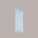 Scatola Astuccio Porta 1 Bottiglia 500 ml Olio in Cartoncino Seta Bianco Petit 65x65H320mm 20 Pezzi [f0f126b5]