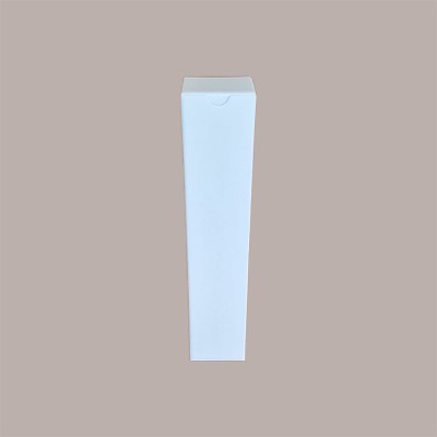 Scatola Astuccio Porta 1 Bottiglia 250/500 ml Olio in Cartoncino Seta Bianco Petit 55x55H240mm 20 Pezzi [a1e02fef]