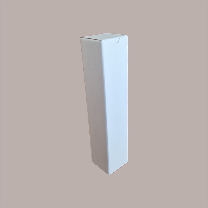20 Pz Scatola Astuccio Porta 1 Bottiglia 250/500 ml Olio in Cartoncino Seta Bianco Petit 55x55H240mm [a4b068f1]