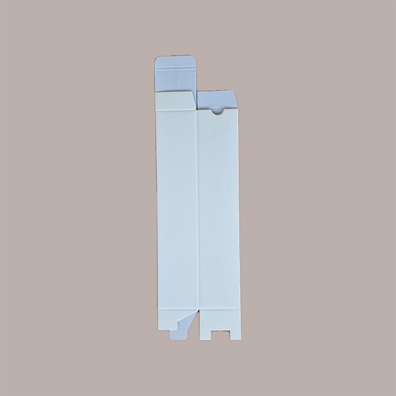 Scatola Astuccio Porta 1 Bottiglia 250/500 ml Olio in Cartoncino Seta Bianco Petit 55x55H240mm 20 Pezzi [7d962bfc]