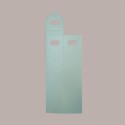 Scatola Astuccio Porta 1 Bottiglia 750 ml Olio Vino in Carta Linea Verde con Finestra 90x90H385mm 20 Pezzi [60e1e114]
