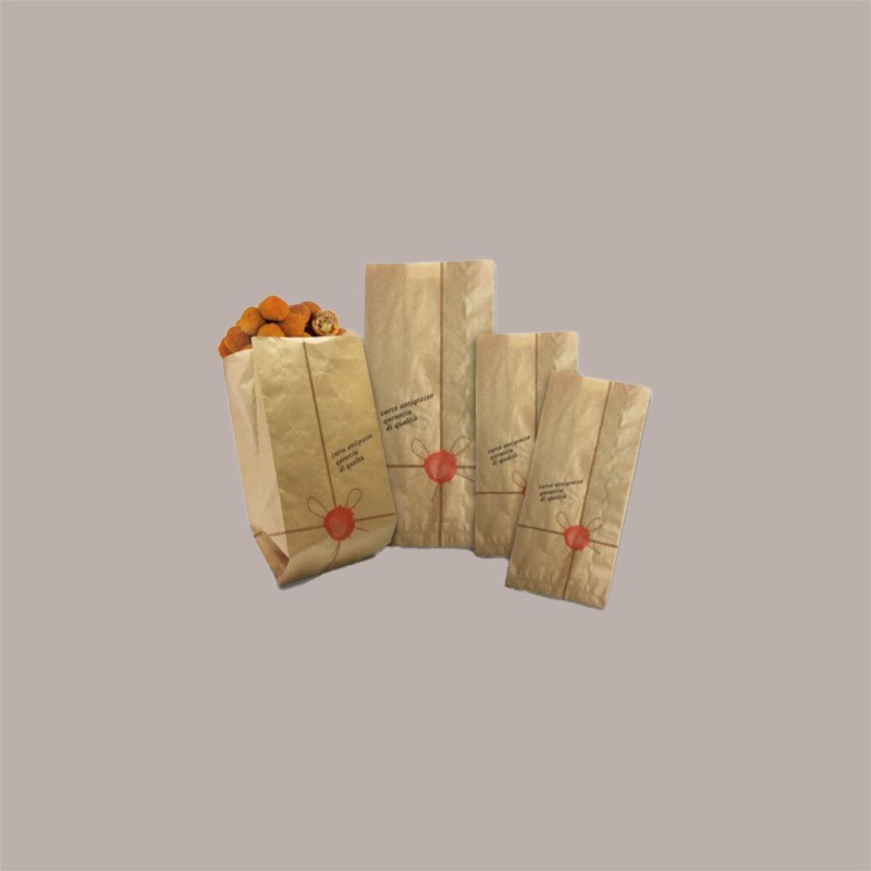 1000 Pz Sacchetto Carta Avana Antigrasso Ceralacca Bio 14x30 cm [5aeb80fd]