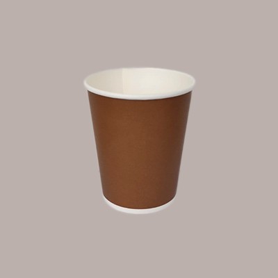 Bicchiere Termico in Carta Monouso Brown Marrone per Caffè Cappuccino 6oz 180 ml 100 Pezzi [4a4537c2]