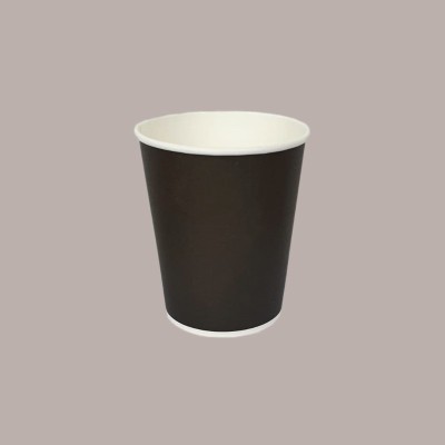 Bicchiere Termico in Carta Monouso Nero per Caffè Cappuccino 6oz 180 ml 100 Pezzi [247eb5cb]