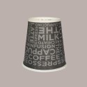 Bicchiere Termico in Carta Monouso Nero grafica Coffee Black per Caffè Cappuccino 6oz 180 ml 100 Pezzi [2518c781]