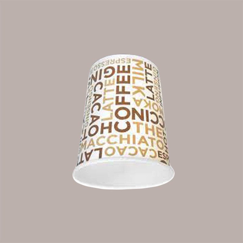 Bicchiere Termico in Carta Monouso Bianco grafica Coffee White per Caffè Cappuccino 6oz 180 ml 100 Pezzi [15a9de84]