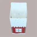 Casetta in Cartoncino Rosso Red con Cordini Piccola 120x120H110mm 20 pezzi [de202e61]