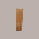 50 Pz Sacchetti Carta Kraft Avana Politenati Antigrasso con Finestra 12+7H37cm [6b48dce5]