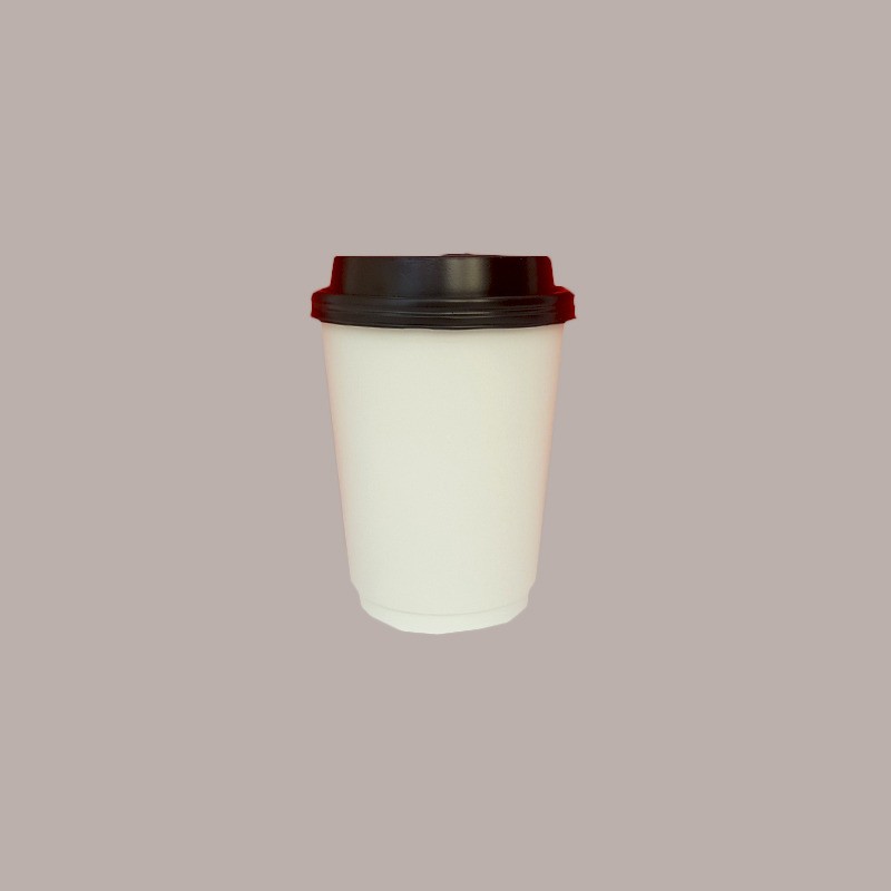 84 Pz Bicchiere Termico Double Wall 9oz Linea Caldo Bianco [7967e6d0]