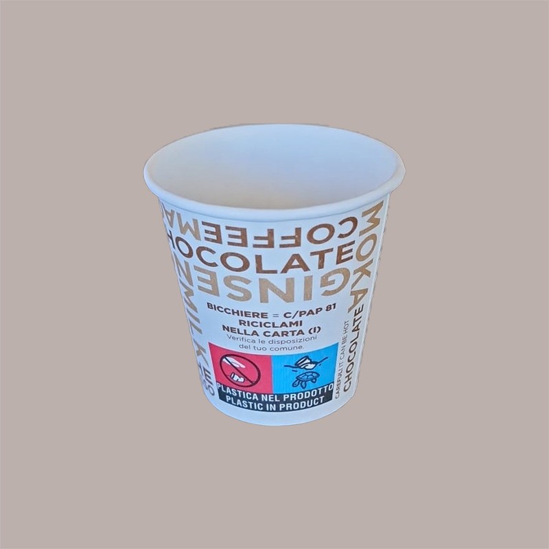 200 Pezzi Bicchiere Termico Carta Caffè Bianco White 3oz 93 ml [4dc5b329]