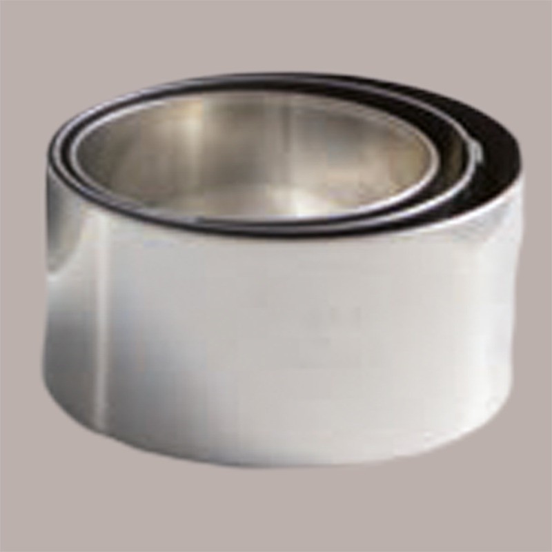 1 Pz Stampo in Acciaio Cerchio Tondo Anello Fascia per Semifreddi Torte Gelato Dm20H4 cm [d9046b1b]