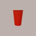 100 Pz Bicchiere Carta Thermic Style Frappè BT55 12oz Rosso [9858646a]
