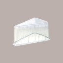 100 Pz Coperchio Medoro  Fetta Torta Asporto160x120H85 mm Alcas [9f1dba88]