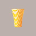 100 Pz Bicchiere Drink Mix 500cc Arancio Bibita Granita Yogurt Alcas [7536015d]