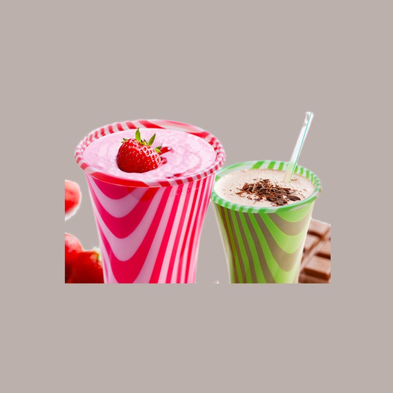100 Pz Bicchiere DRINK MIX 300cc Bibita Granita Yogurt Alcas [153a8d6e]