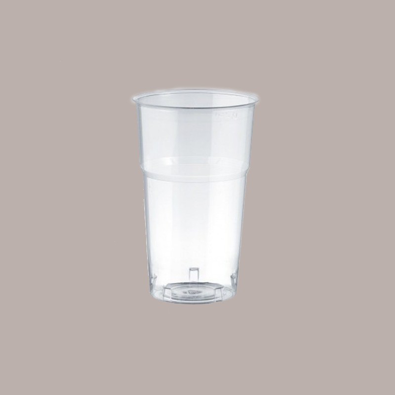 100 Pz Bicchiere Plastica Kristal Cup 300cc (0,25 L alla Tacca) Monouso per Bibite Fredde [0b3afa65]