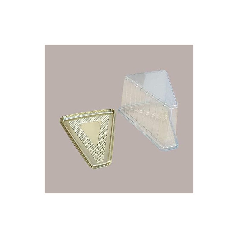 100 Pz Coperchio Medoro  Fetta Torta Asporto160x120H85 mm Alcas [b0e1c444]