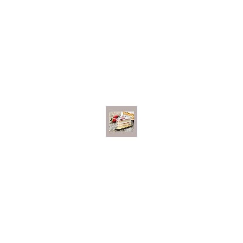 100 Pz Coperchio Medoro  Fetta Torta Asporto160x120H85 mm Alcas [deda464d]