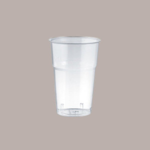 100 Pz Bicchiere Bibite Fredde BIO PLA Monouso Trasparente 400cc [78f1a2b1]