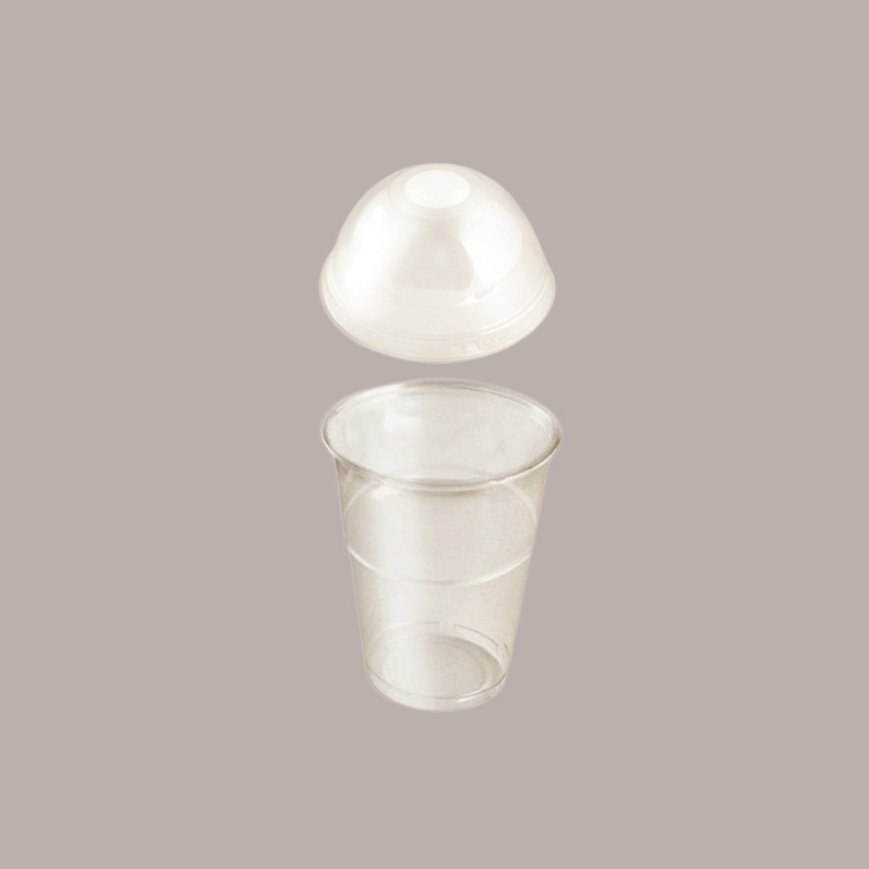 100 Pz Bicchiere Bibite Fredde BIO PLA Monouso Trasparente 350cc [8e13ba8a]
