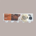 Stampo per Stecco Semifreddo Gelato a forma di Fiore 5 Pose Riutilizzabile Martellato [4c43601e]
