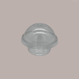100 Pz Coppa Vasetto Trasparente per Yogurt e Gelato in Polietilene Pet 210cc [a98a1434]