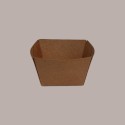 100 Pz Monoporzione Finger Food Carta Avana 240cc 80x80H50 [2e692636]
